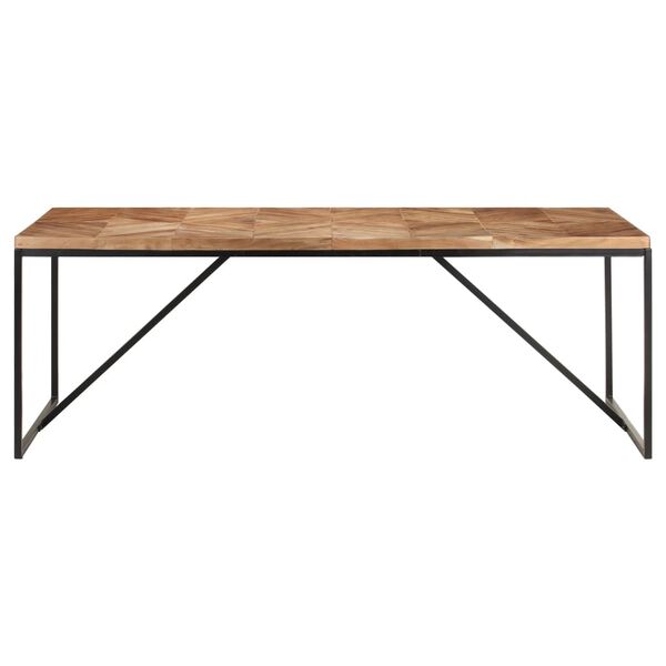 vidaXL Esstisch 200x90x76 cm Massivholz Akazie und Mango