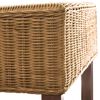vidaXL Esszimmerst&uuml;hle 4 Stk. Braun Natur Rattan