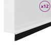 vidaXL Selbstklebende T&uuml;rb&uuml;rstendichtungen 12 pcs Wei&szlig; 100 cm