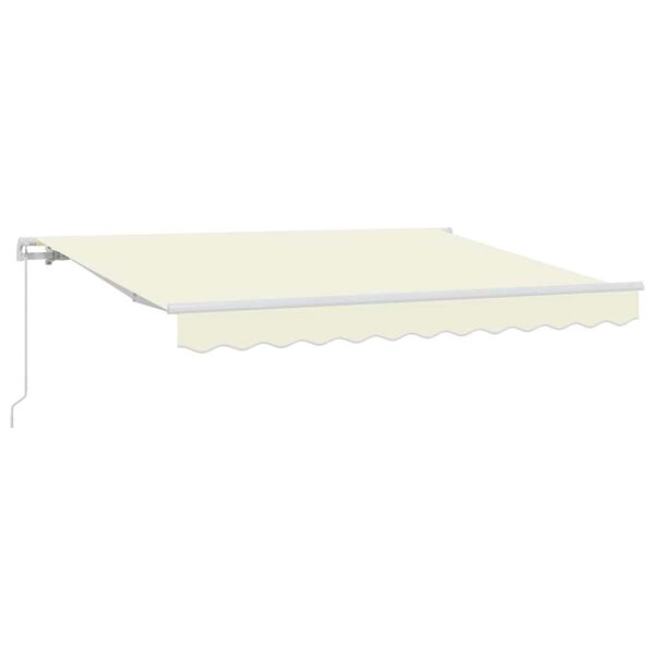 vidaXL Einziehbare Markise Creme 300 x 200 cm Stoff