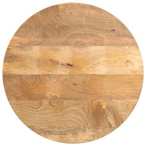 vidaXL Tischplatte &Oslash; 40x3,8 cm Rund Massivholz Mango