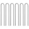 vidaXL Zeltheringe 6 Stk. U-Form 41,5 cm Ø12 mm Verzinkter Stahl