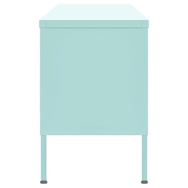 vidaXL TV-Schrank Minzgrün 105x35x50 cm Stahl