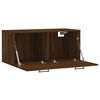 vidaXL Wandschrank Braun Eichen-Optik 80x36,5x35 cm Holzwerkstoff