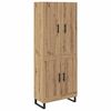 vidaXL Highboard 2 Stk. Artisan-Eiche 69,5 x 34 x 180 cm