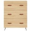 vidaXL Kommode Sonoma-Eiche 69,5x34x90 cm Holzwerkstoff