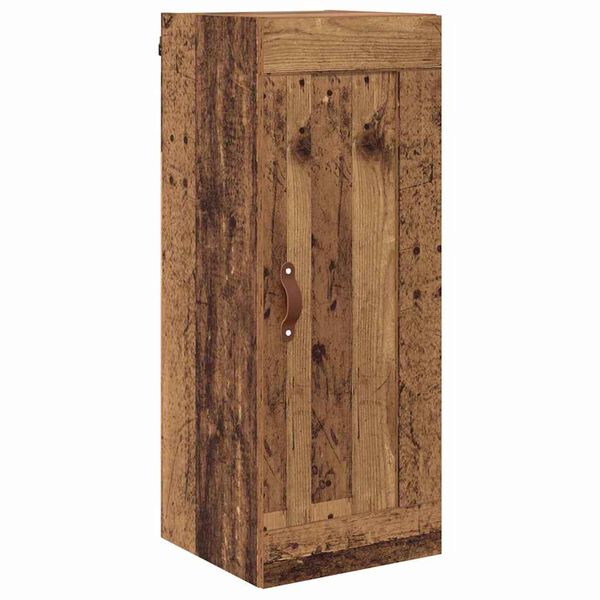 vidaXL Wandschrank Altholz 34,5 x 34 x 90 cm Holzwerkstoff