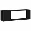 vidaXL TV-Schrankset 100 x 24 x 63 cm Schwarz Holzwerkstoff
