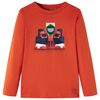 Kinder-Langarmshirt Orange 116
