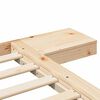 vidaXL Bettgestell Braun 150 x 200 cm Holz