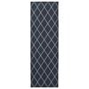 vidaXL Teppichl&auml;ufer ORIZ 1150 gsm Schwarzes Netzmuster