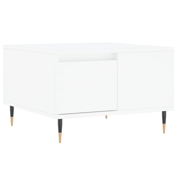 vidaXL Couchtisch Weiß 55x55x36,5 cm Holzwerkstoff