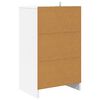 vidaXL Nachttische 2 pcs Wei&szlig; 40 x 30 x 467 cm Holzwerkstoff