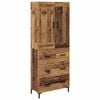 vidaXL Highboard 2 Stk. Altholz 69,5 x 34 x 180 cm Holzwerkstoff