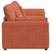 vidaXL Modulares Sofa mit Kissen Rot Orange