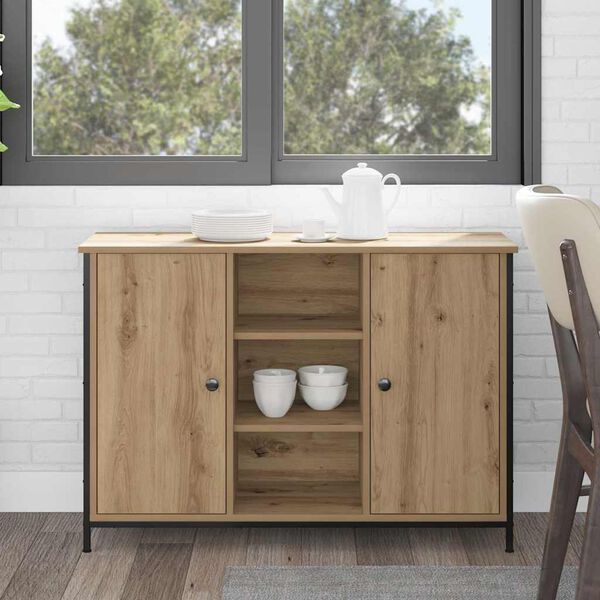 vidaXL Sideboard Artisan-Eiche 100 x 35 x 70 cm Holzwerkstoff