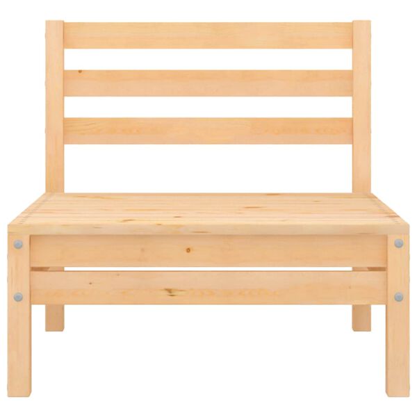 vidaXL 3-tlg. Garten-Lounge-Set Kiefer Massivholz