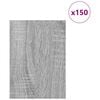 vidaXL Dekoplatten 150 pcs Graues Sonoma 15 x 21 x 0,27 cm