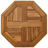 vidaXL Tischplatte 40x40x2,5 cm Achteckig Massivholz Teak