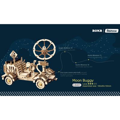 Robotime Solarbetriebenes Spielzeugauto Rambler Rover