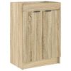 vidaXL Unter dem Waschbecken Badschrank Sonoma-Eiche 56 x 37,5 x 81 cm