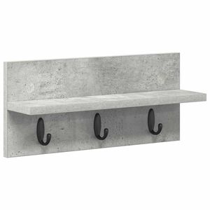 vidaXL Wandmontierter nachttisch Beton Grau 40 x 10,5 x 18 cm