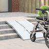 vidaXL Rampe f&uuml;r Rollst&uuml;hle 270 kg Silber 270 kg Aluminium