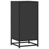 vidaXL Sideboard Schwarz 35,5x35x76 cm Holzwerkstoff und Metall