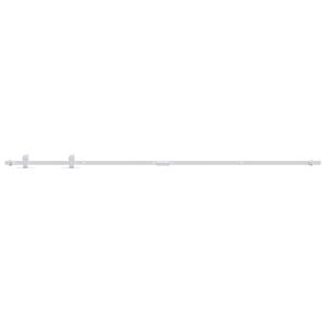 vidaXL Mini Schiebet&uuml;rbeschlag Set f&uuml;r Schrankt&uuml;ren Carbonstahl 183 cm