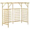vidaXL Pergola f&uuml;r 3 M&uuml;lltonnen Kiefernholz Impr&auml;gniert