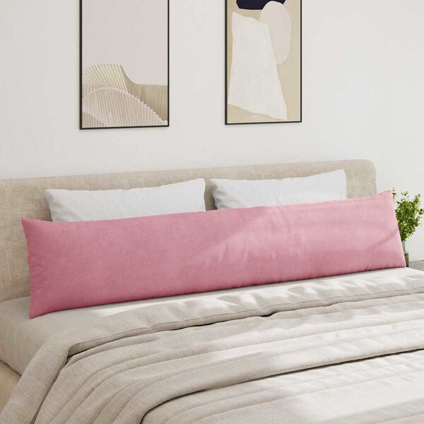vidaXL Sofakissen 2 St&uuml;ck Rosa 200 x 40 cm Cordstoff