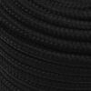 vidaXL Arbeitsseil Schwarz 12 mm 25 m Polyester