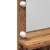vidaXL Schminktisch mit Regal Altholz 80 x 41 x 134,5 cm Holzwerkstoff