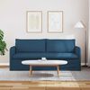 vidaXL Sofa 180cm Blau Metall