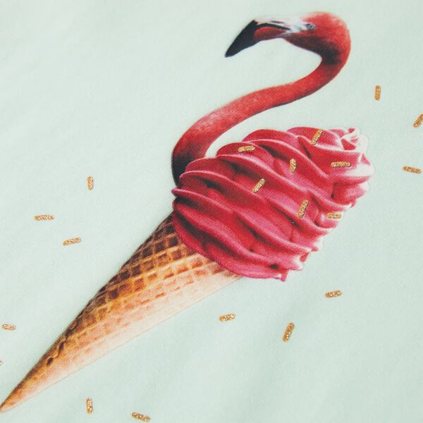 Kinder-T-Shirt Helles Minzgr&uuml;n 128