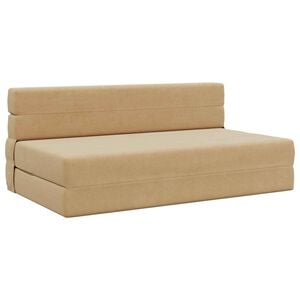 vidaXL Klappsofa Bett Gr&uuml;n Grau 152 x 86,5 x 60 cm Stoff