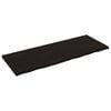 vidaXL Wandregal Dunkelbraun 160x60x(2-4)cm Massivholz Eiche Behandelt