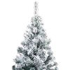vidaXL Weihnachtsbaum mit 300 LEDs mit St&auml;nder Gr&uuml;n 300 cm PVC