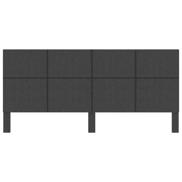 vidaXL Kopfteil Dunkelgrau Stoff 200&times;200 cm