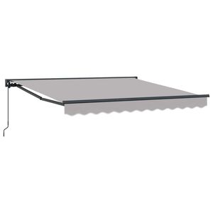 vidaXL Markisenrahmen Hellgrau 300 x 250 cm