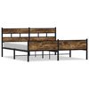 vidaXL Metallbett ohne Matratze R&auml;uchereiche 183x213 cm