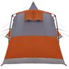 vidaXL Teepee Zelt mit Dach Grau und Orange 720 x 465 x 295 cm