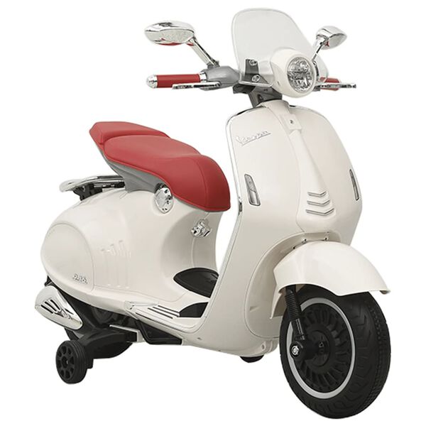 vidaXL Elektro-Motorrad für Kinder Vespa GTS300 Weiß