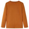 Kinder-Langarmshirt Cognac 104