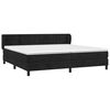 vidaXL Boxspringbett mit Matratze Schwarz 200x200 cm Samt