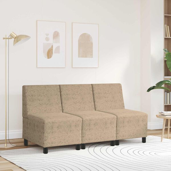 vidaXL | Sofa Stuhl | mit Kissen Hellgrau 55 x 74 x 82 cm Faux Wildleder
