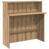 vidaXL Empfangstheke Artisan-Eiche 200x50x103,5 cm Holzwerkstoff