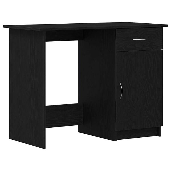vidaXL Schreibtisch Schwarze Eiche 100 x 50 x 76 cm Holzwerkstoff
