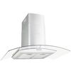 vidaXL Wandmontierte Dunstabzugshaube 90 cm Edelstahl 756 m&sup3;/h LED