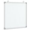 vidaXL Magnetisches Whiteboard 60x60x1,7 cm Aluminium